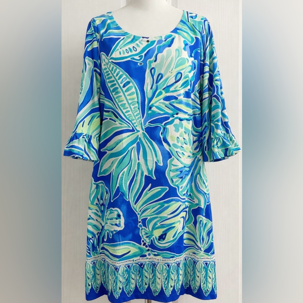 Lilly Pulitzer UPF 50+ Sophie Ruffle Dress size L
